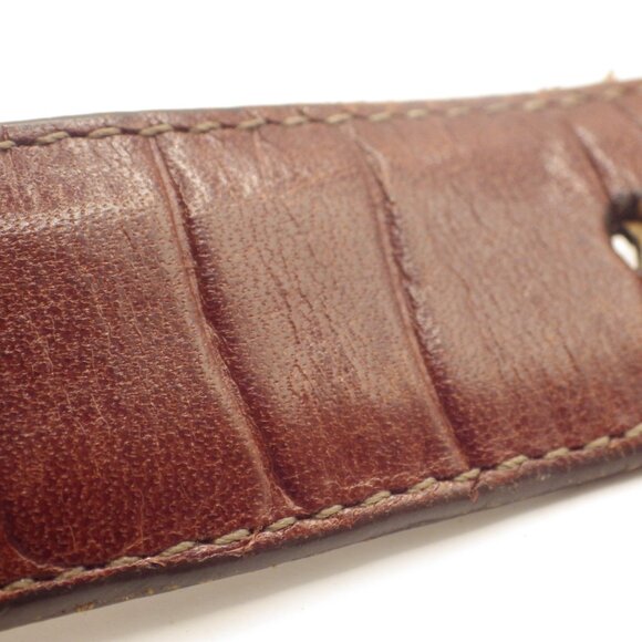 Vintage Brighton Leather Belt/ Ornate Silver Buckle/ 24507/ Medium - Picture 8 of 8